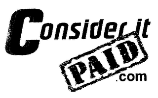 CONSIDER IT PAID .COM logo