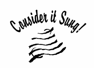CONSIDER IT SUNG! logo