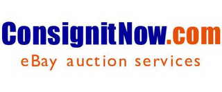 CONSIGNITNOW.COM EBAY AUCTION SERVICES logo