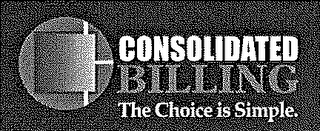 CONSOLIDATED BILLING THE CHOICE IS SIMPLE logo