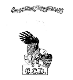 CONSOLIDATED CHECK DISPATCHING (PLUS OTHER NOTATIONS) logo