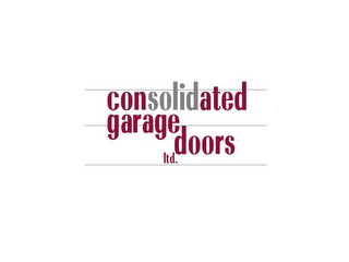 CONSOLIDATED GARAGE DOORS LTD. logo