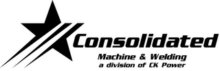 CONSOLIDATED MACHINE & WELDING A DIVISION OF CK POWER logo