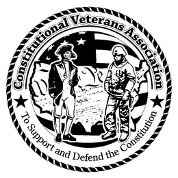 CONSTITUTIONAL VETERANS ASSOCIATION TO SUPPORT AND DEFEND THE CONSTITUTION logo