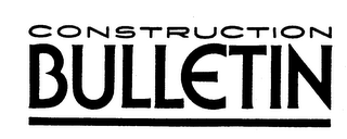 CONSTRUCTION BULLETIN logo