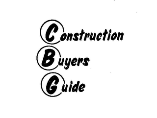 CONSTRUCTION BUYERS GUIDE  C  B G logo