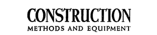 CONSTRUCTION METHODS AND EQUIPMENT logo