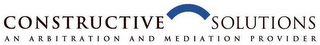 CONSTRUCTIVE SOLUTIONS AN ARBITRATION AND MEDIATION PROVIDER logo