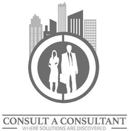 CONSULT A CONSULTANT WHERE SOLUTIONS ARE DISCOVERED logo