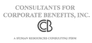 CONSULTANTS FOR CORPORATE BENEFITS, INC. - A HUMAN RESOURCES CONSULTING FIRM logo