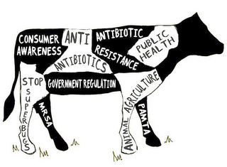 CONSUMER AWARENESS ANTI ANTIBIOTICS ANTIBIOTIC RESISTANCE PUBLIC HEALTH GOVERNMENT REGULATION STOP SUPERBUGS MRSA ANIMAL AGRICULTURE PAMTA logo