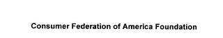 CONSUMER FEDERATION OF AMERICA FOUNDATION logo