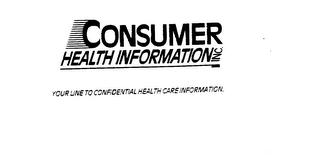 CONSUMER HEALTH INFORMATION INC. YOUR LINE TO CONFIDENTIAL HEALTH CARE INFORMATION. logo
