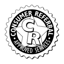 CONSUMER REFERRAL APPROVED SERVICES CR logo