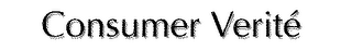 CONSUMER VERITE logo