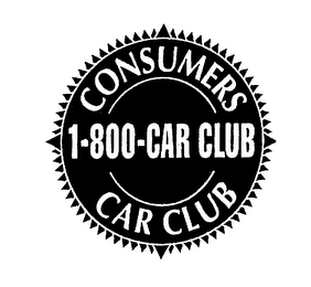 CONSUMERS CAR CLUB 1-800-CAR CLUB logo