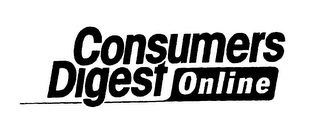 CONSUMERS DIGEST ONLINE logo