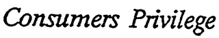 CONSUMERS PRIVILEGE logo