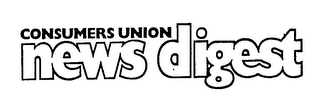 CONSUMERS UNION NEWS DIGEST logo