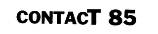 CONTACT 85 logo