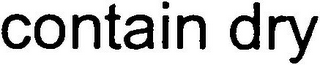 CONTAIN DRY logo