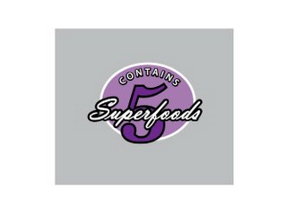 CONTAINS 5 SUPERFOODS logo