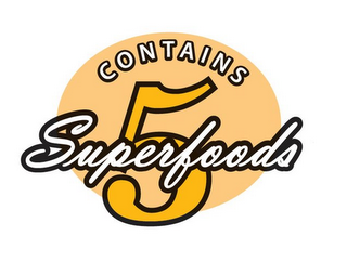 CONTAINS 5 SUPERFOODS logo