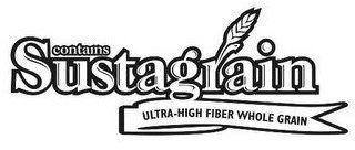 CONTAINS SUSTAGRAIN ULTRA-HIGH FIBER WHOLE GRAIN logo