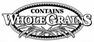 CONTAINS WHOLEGRAINS logo