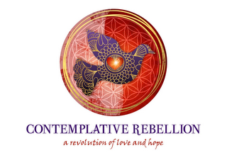 CONTEMPLATIVE REBELLION A REVOLUTION OFLOVE AND HOPE logo