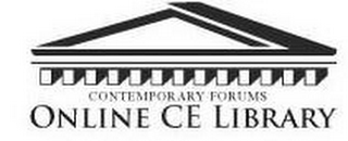 CONTEMPORARY FORUMS ONLINE CE LIBRARY logo