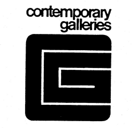 CONTEMPORARY GALLERIES CG logo