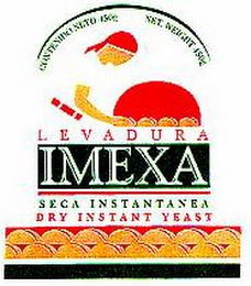 CONTENIDO NETO 150 GR NET WEIGHT 150 GR LEVADURA IMEXA SECA INSTANTANEA DRY INSTANT YEAST logo