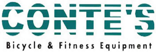 CONTE'S BICYCLE & FITNESS EQUIPMENT logo