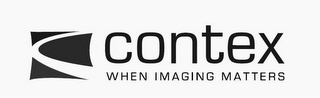 CONTEX WHEN IMAGING MATTERS logo