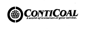 CONTICOAL A WORLD OF RESOURCES AT YOUR SERVICE. logo