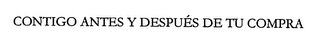CONTIGO ANTES Y DESPUÉS DE TU COMPRA logo
