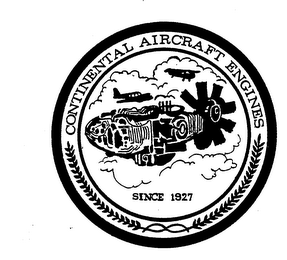 CONTINENTAL AIRCRAFT ENGINES SINCE 1927 logo
