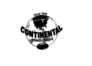 CONTINENTAL ATHLETIC SUPPLY SINCE 1946 logo
