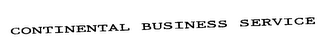 CONTINENTAL BUSINESS SERVICE logo