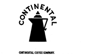 CONTINENTAL CONTINENTAL COFFEE COMPANY. logo