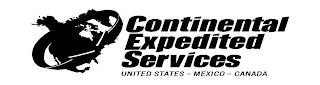CONTINENTAL EXPEDITED SERVICES UNITED STATES - MEXICO - CANADA logo