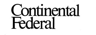 CONTINENTAL FEDERAL logo