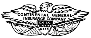 CONTINENTAL GENERAL INSURANCE COMPANY C.G.I.C. OMAHA NEBR logo