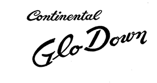 CONTINENTAL GLO DOWN logo