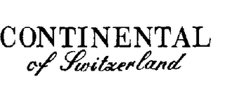 CONTINENTAL OF SWITZERLAND logo