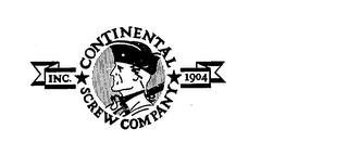 CONTINENTAL SCREW COMPANY INC. 1904 logo