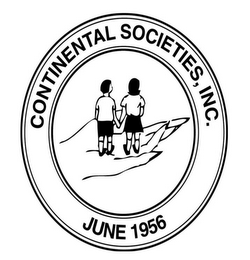 CONTINENTAL SOCIETIES, INC. JUNE 1956 logo