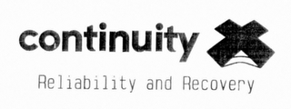 CONTINUITY X RELIABILITY AND RECOVERY logo