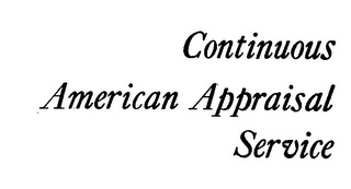 CONTINUOUS AMERICAN APPRAISAL SERVICE logo